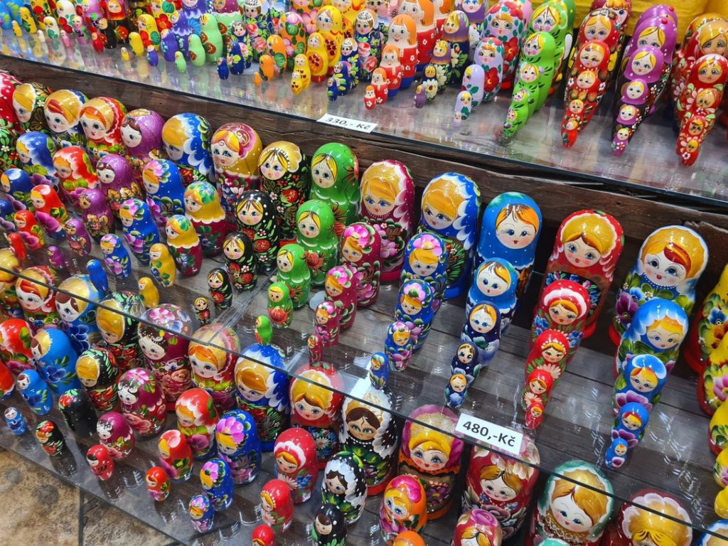 Matryoshka dolls in Prague