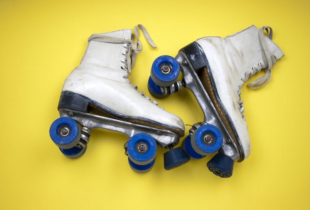 Roller skating christmas tradition.