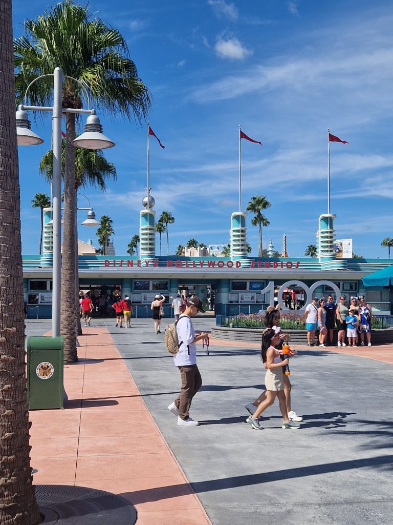Two week Orlando itinerary - Hollywood studios entrance